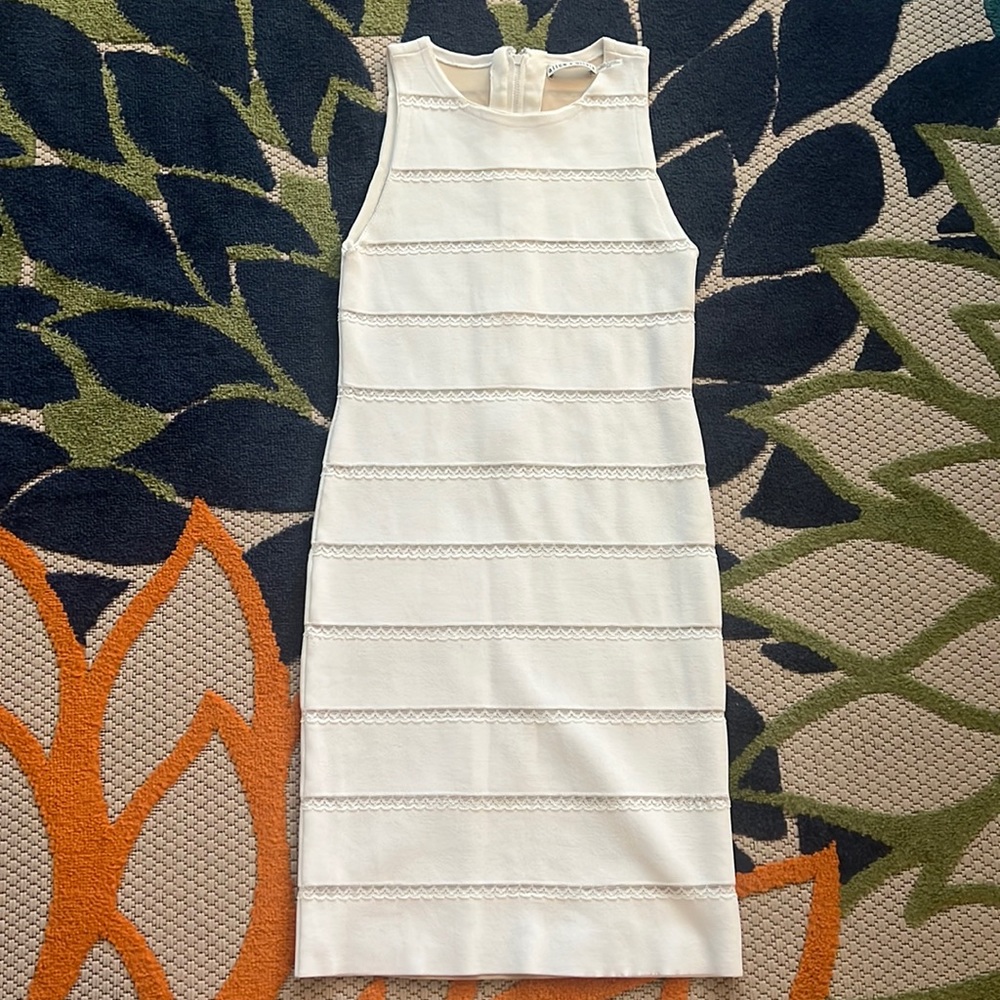 Alice + Olivia Jenner Lace Midi Dress